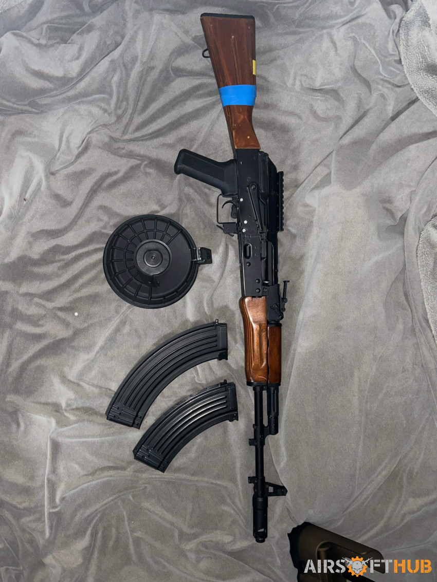 Ak74 with lct drum mag - Used airsoft equipment