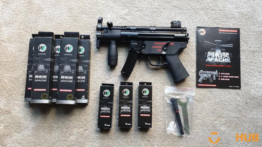 WE APACHE K GBB SMG - Used airsoft equipment