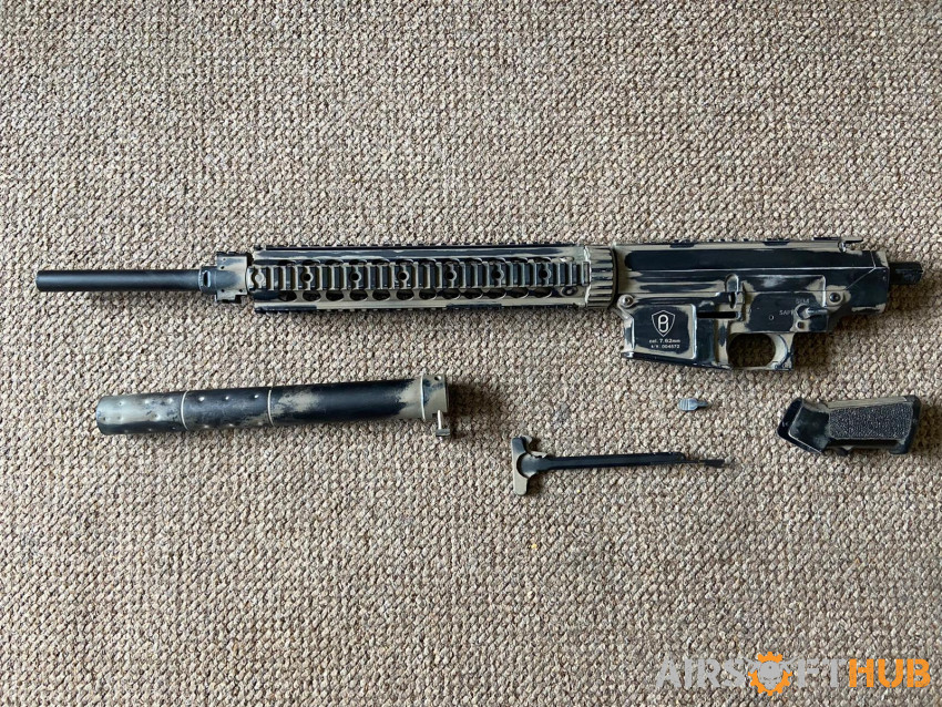 A&K SR25 body parts used full - Used airsoft equipment