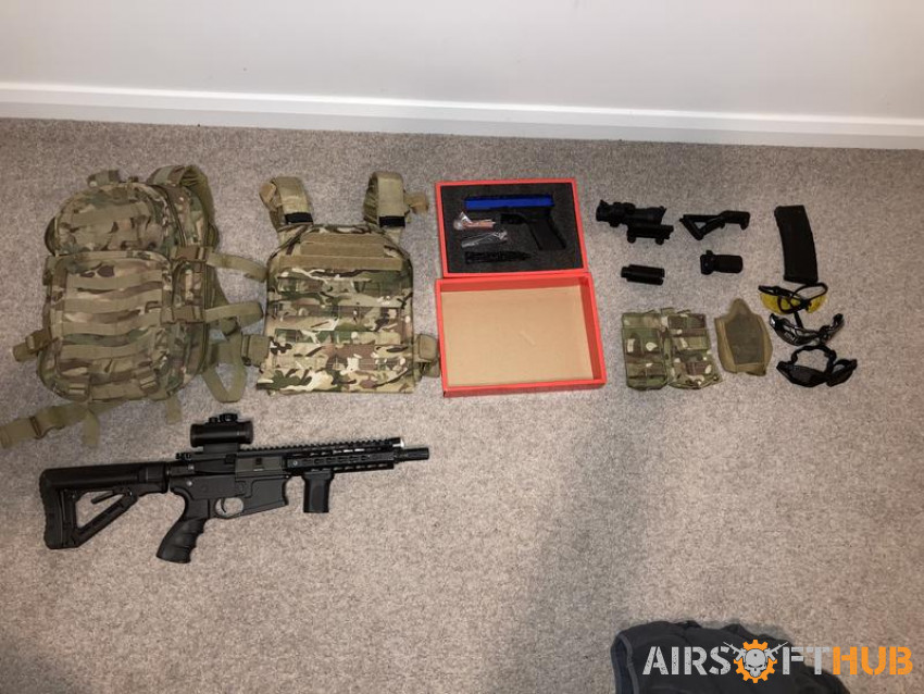 Lots of tactical gear - Used airsoft equipment
