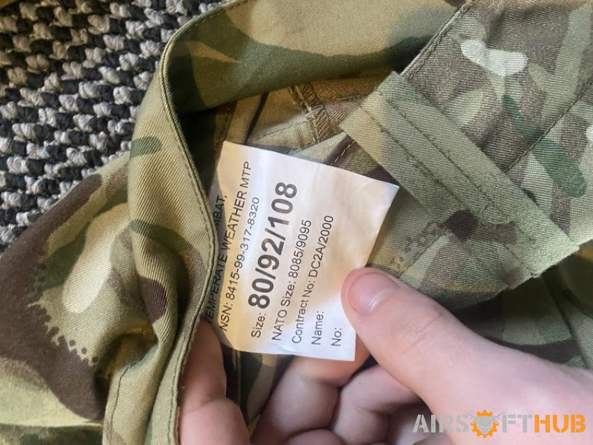 Clothing - Used airsoft equipment