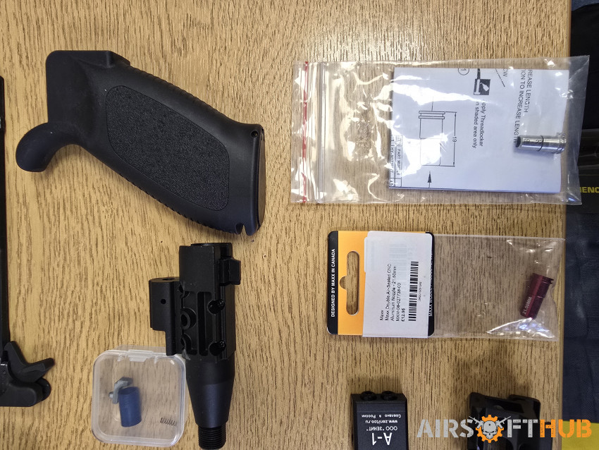 Apfg mpx parts and other parts - Used airsoft equipment