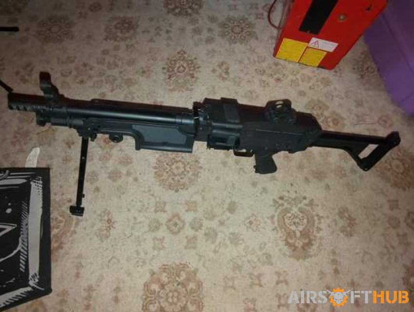 SOLD A&K M249 Polymer - Used airsoft equipment
