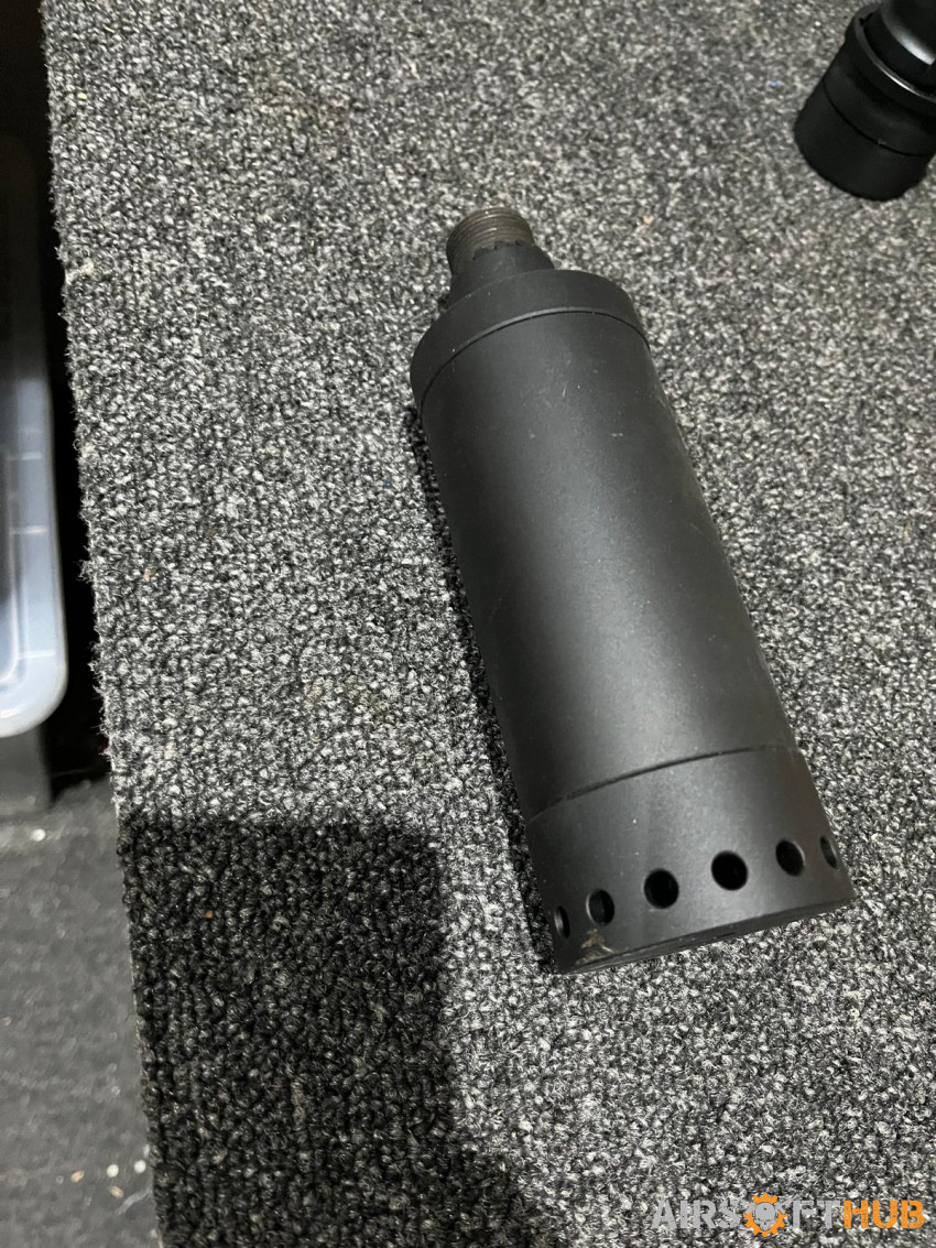 X2 AK silencers with adapter - Used airsoft equipment