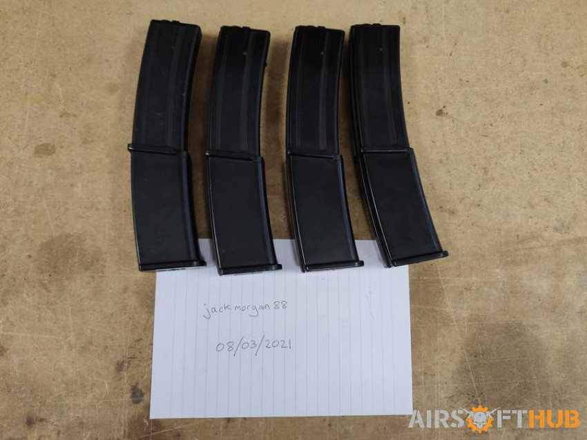 Tokyo Marui MP7 AEP mags x4 - Used airsoft equipment