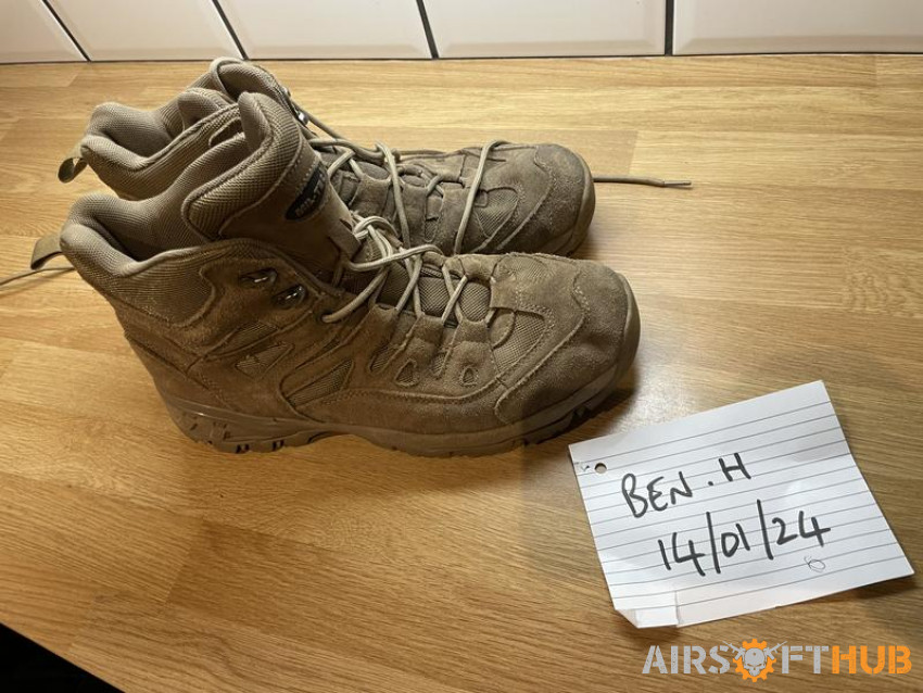 Miltec boots size 10 - Used airsoft equipment