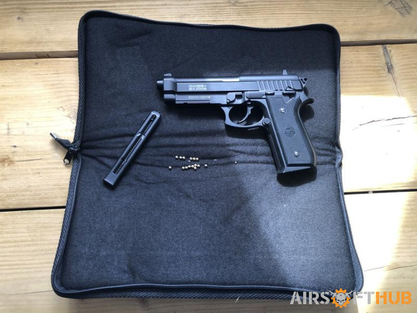 Swiss arms steel bb gun - Used airsoft equipment