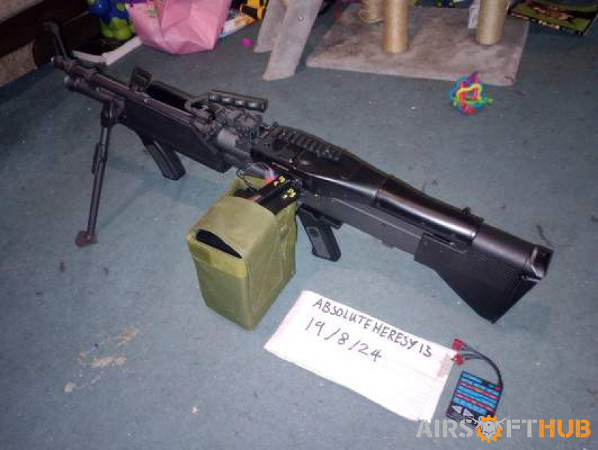 A&K Mk43 (M60) - Used airsoft equipment