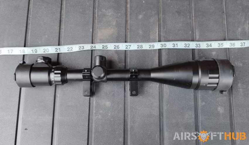 Sniper scope 6-24x50 - Used airsoft equipment