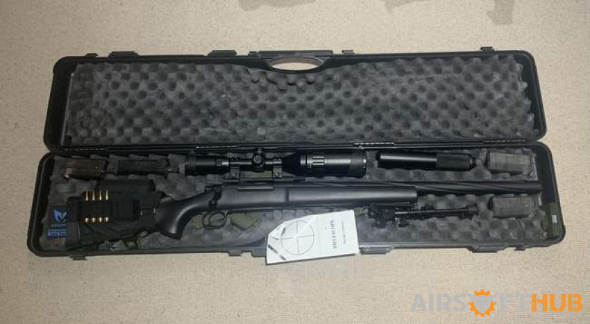 Novritsch SSG24 + Extras - Used airsoft equipment