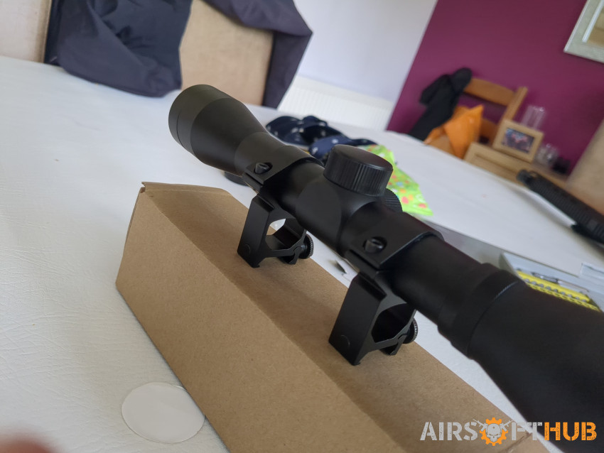 Rifle optics 4 X zoom - Used airsoft equipment