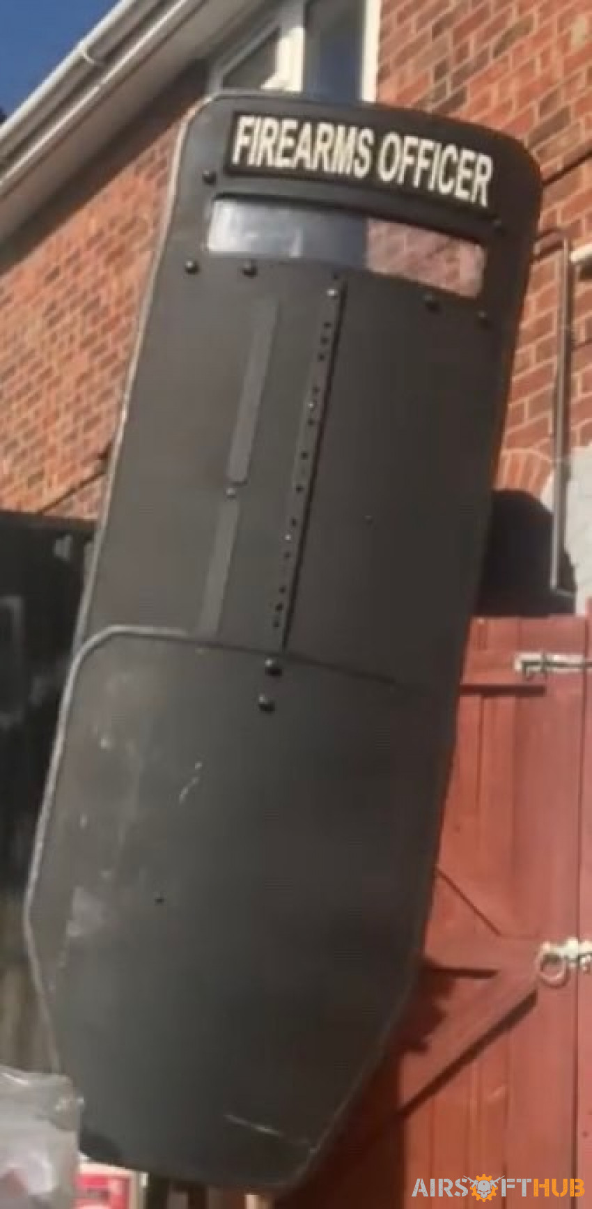 Real ballistic shield - Used airsoft equipment