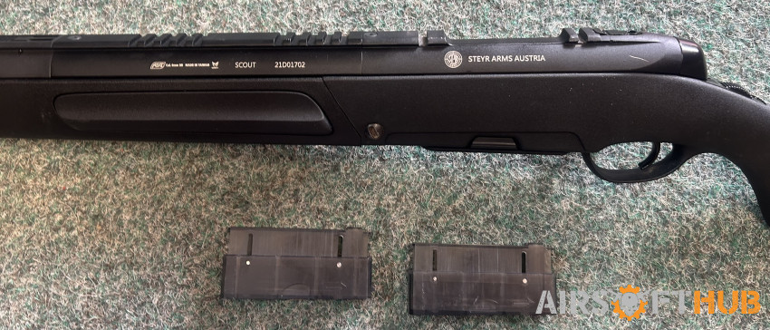 ASG steyr scout sniper rifle - Used airsoft equipment