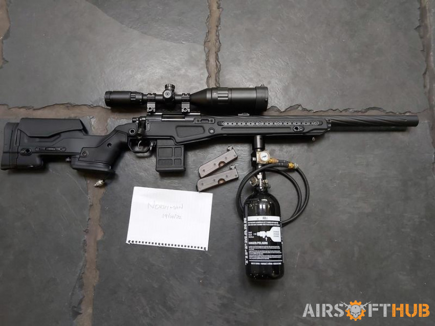 Upgraded Hpa  sniper AAC T10 - Used airsoft equipment