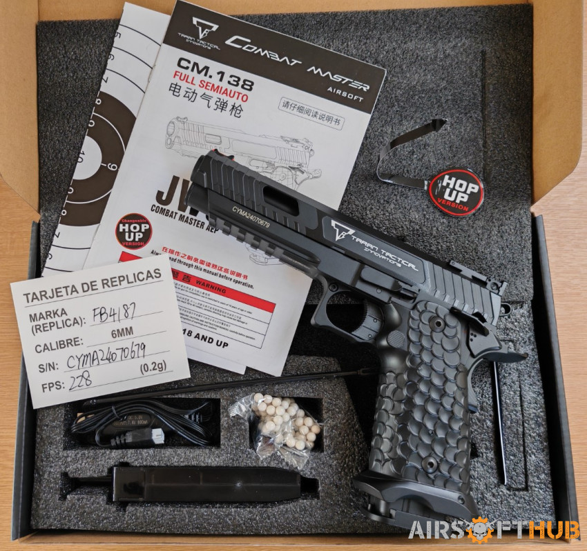 EMG CM138 AEP Full Auto Pistol - Used airsoft equipment