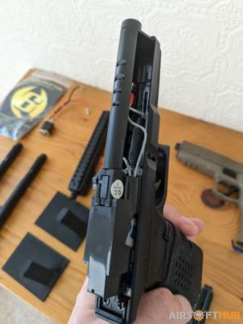 2x Glock AEP CYMA full auto - Used airsoft equipment