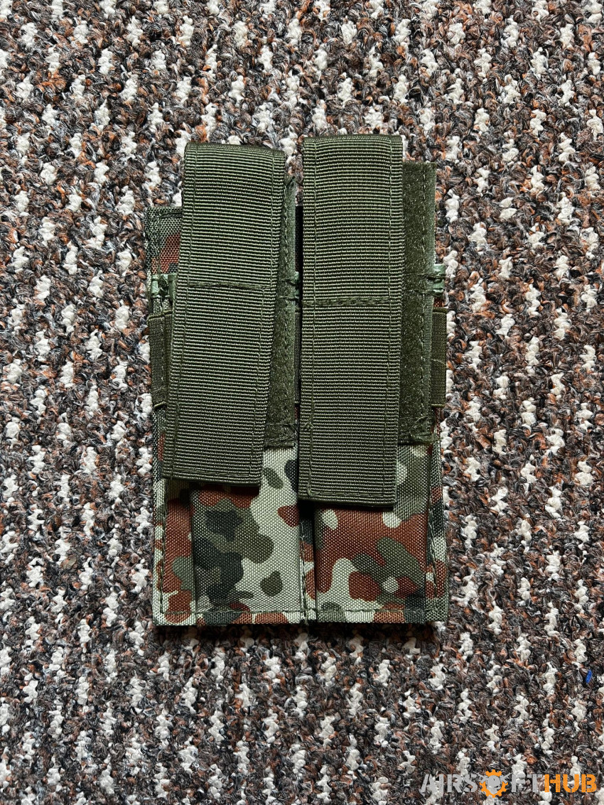 Flecktarn Pistol Mag Pouch - Used airsoft equipment