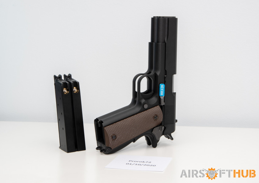 WE – Double barrel 1911 BK - Used airsoft equipment