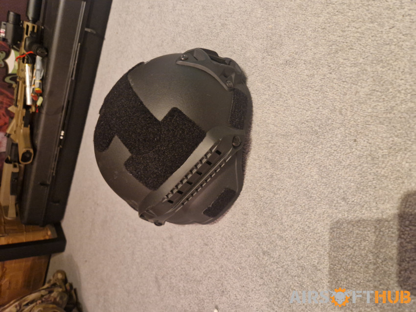 Black Mitch helmet - Used airsoft equipment