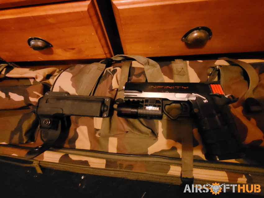 Hi-capa pistol upgraded - Used airsoft equipment