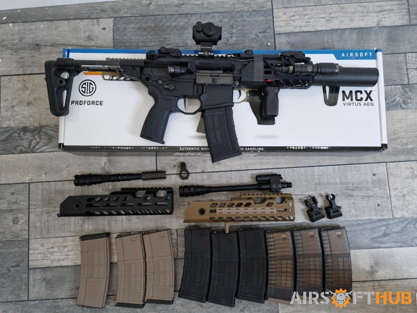 SIG MCX RATTLER Build + EXTRAS - Used airsoft equipment