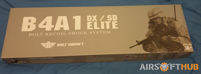 BOLT B4a1 elite sd rifle - Used airsoft equipment
