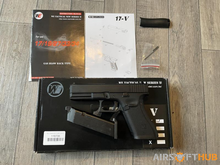 WE Glock 17 GEN5 gbb - Used airsoft equipment
