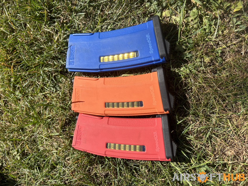 PTS SpeedQB AR Magazines - Used airsoft equipment