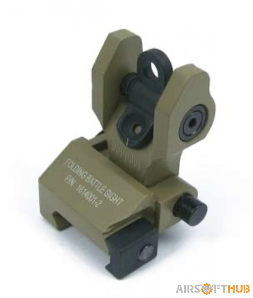 King Arms folding battle sight - Used airsoft equipment