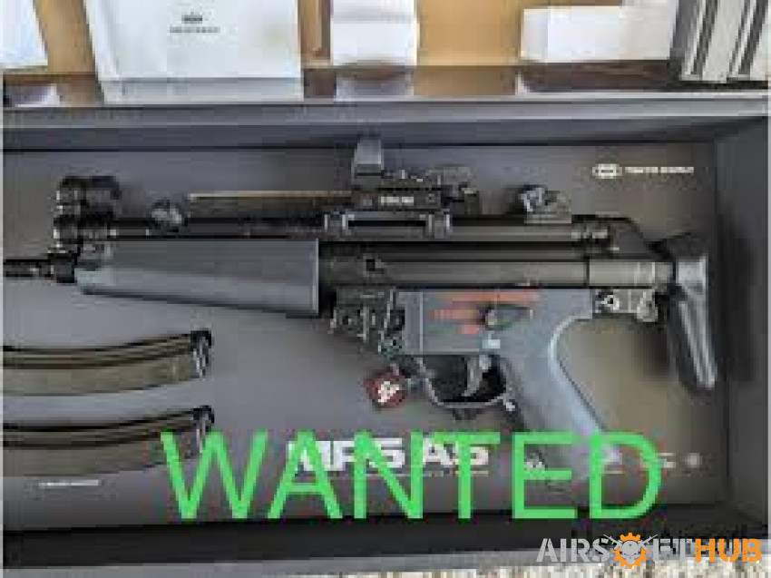WANTED MP5 NGRS - Used airsoft equipment