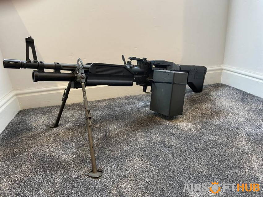 ASG m60 machine gun - Used airsoft equipment
