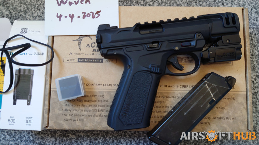 AAP-01C with Olight flashlight - Used airsoft equipment