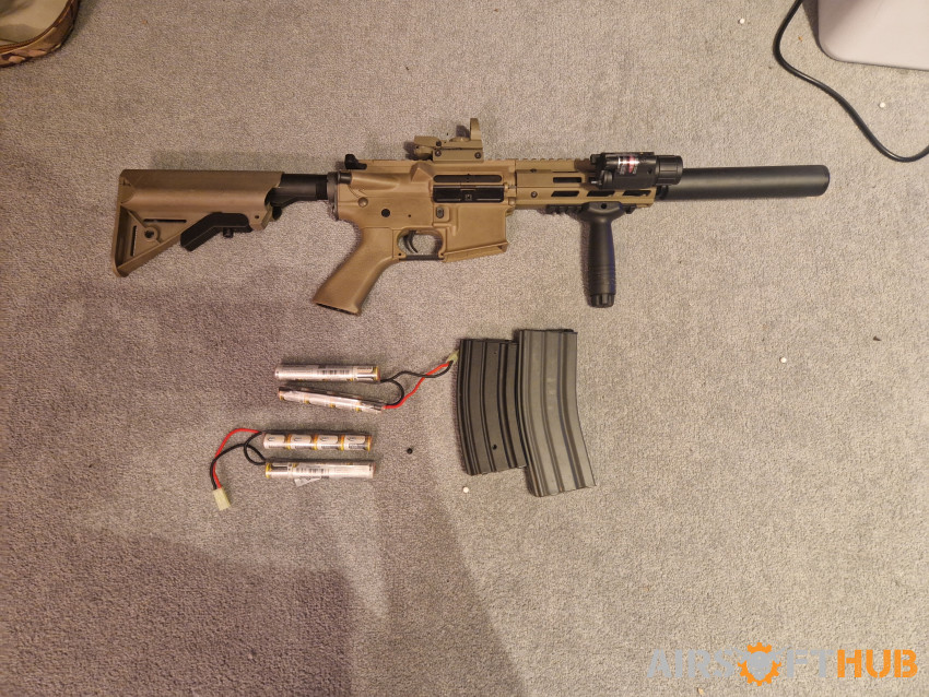 KIng Arms M4 PDW + more - Used airsoft equipment