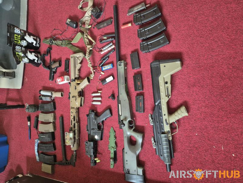 Airsoft gun bundle - Used airsoft equipment