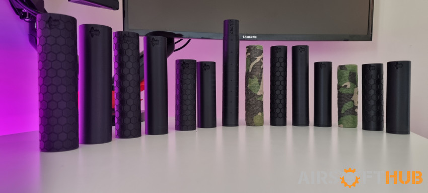 3d printed silencers - Used airsoft equipment