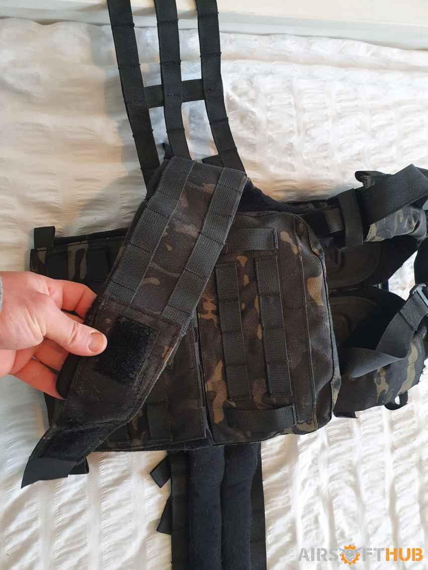 Vest rig plate carrier - Used airsoft equipment