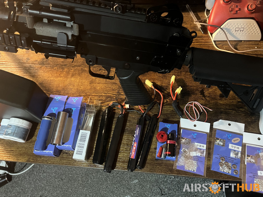 MAX CA M249 MK46 SPW BUNDLE - Used airsoft equipment