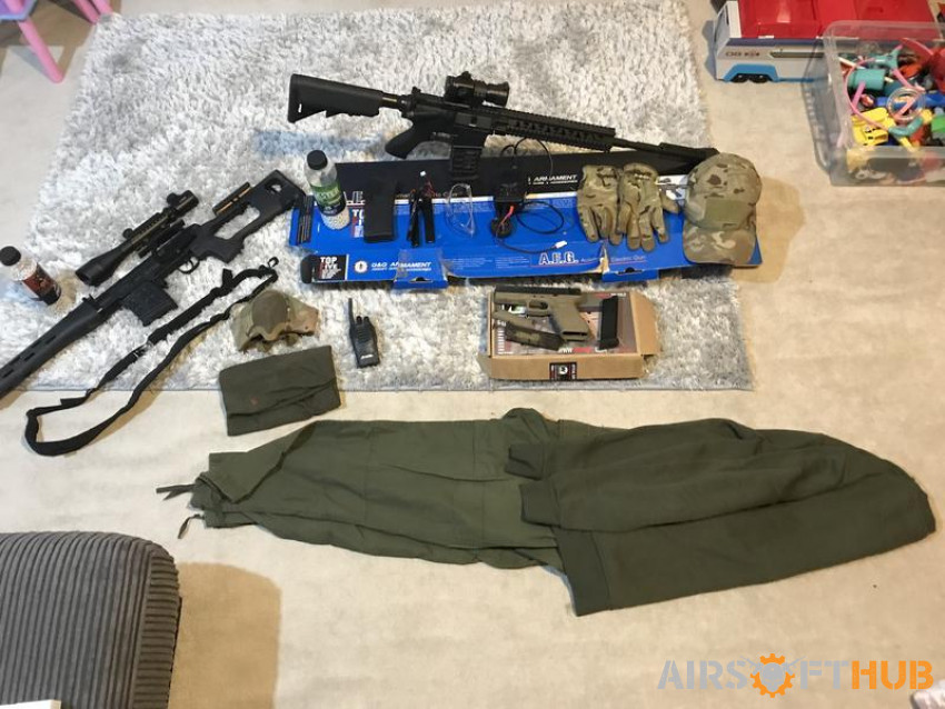 !!FULL SET UP!! - Used airsoft equipment