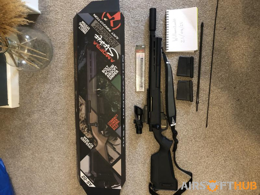 Ares as02 *upgraded* - Used airsoft equipment