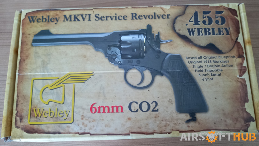 WEBLEY MK1V SERVICE REVOLVER. - Used airsoft equipment