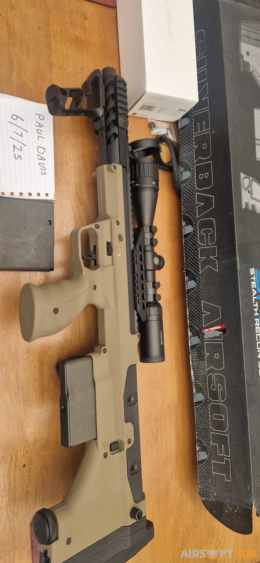 Silverback SRS-A1 Sniper rifle - Used airsoft equipment