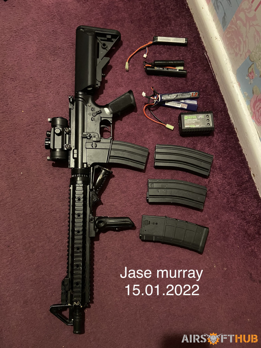 Upgraded m4a1 (full metal) - Used airsoft equipment