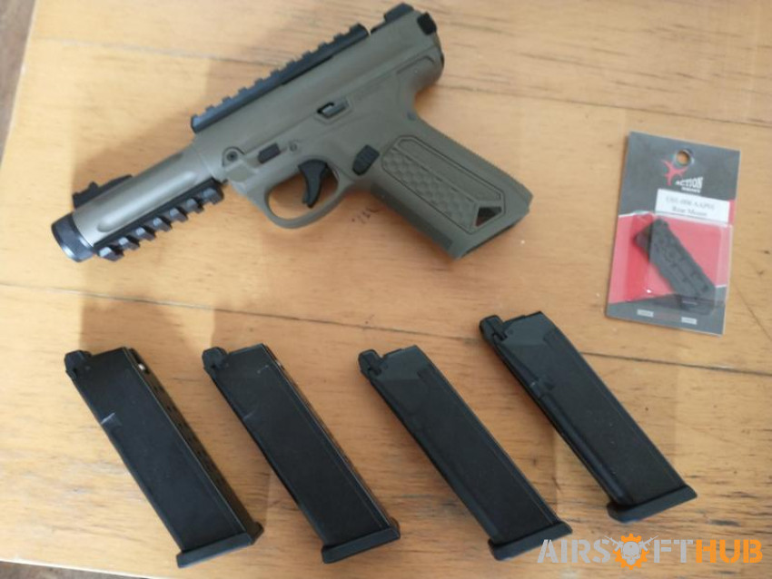 AAP with rails and magazines - Used airsoft equipment