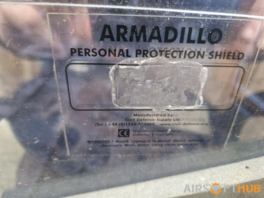 Small Riot Sheild - Used airsoft equipment
