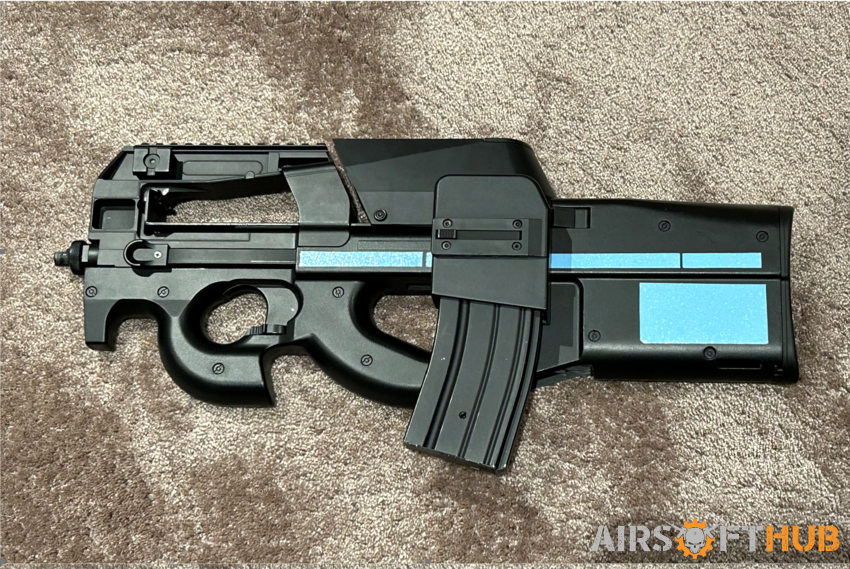 P90 with m4 mag adapter - Used airsoft equipment