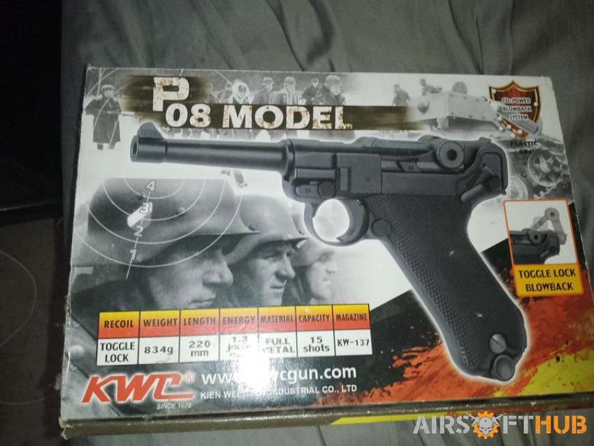 Kwc luger co2 gbb - Used airsoft equipment
