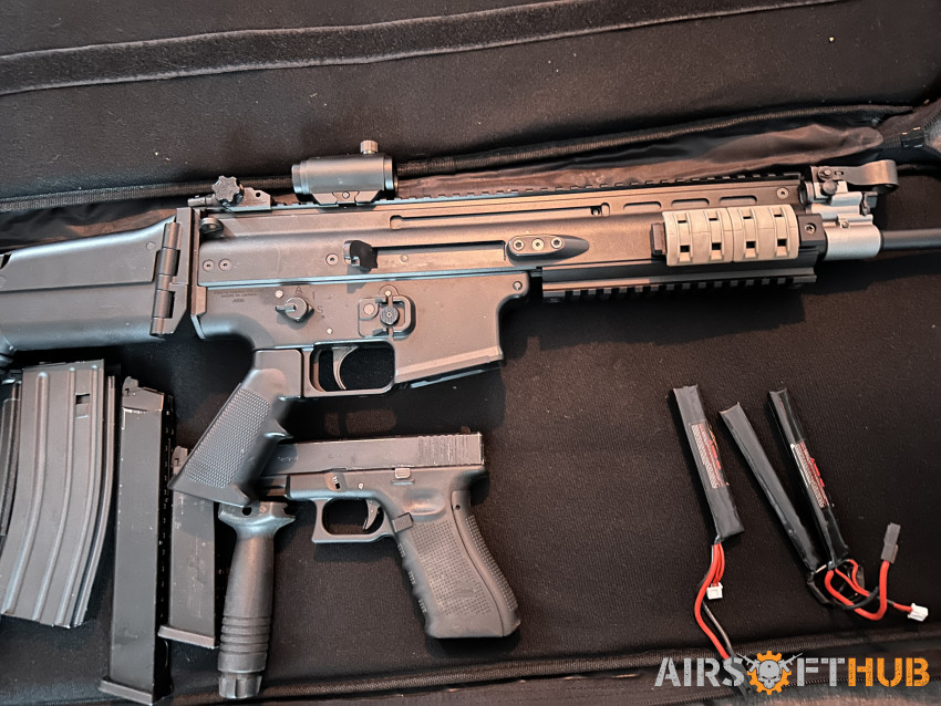 Tm recoil shock scar L +We g17 - Used airsoft equipment