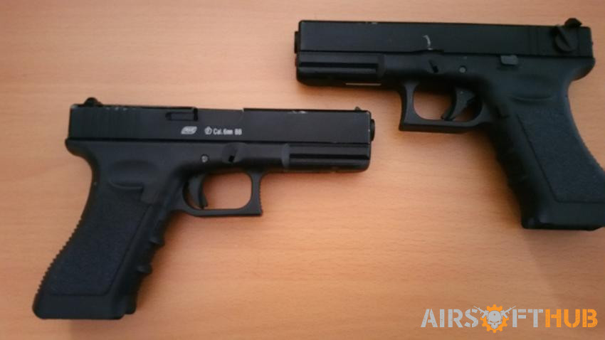 ksc glock 17 and asg g18c - Used airsoft equipment