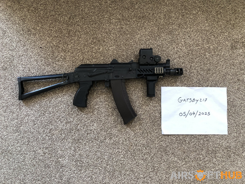 Lct AK74u bundle with kit - Used airsoft equipment