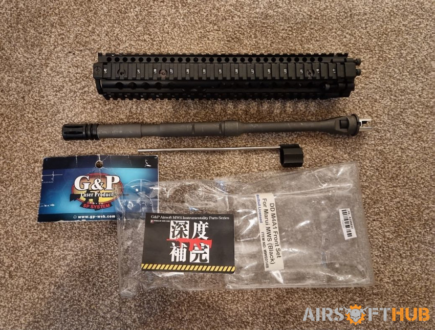 TM MWS G&P front end set. - Used airsoft equipment